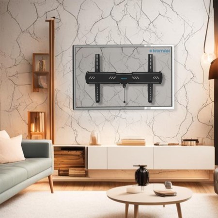 кронштейн kromax ultra slim-100 черный 32-90" 