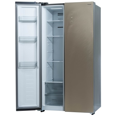 холодильник бирюса sbs 541 tgg inverter бежевый