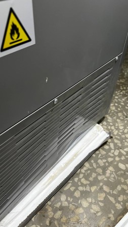 морозильник willmark cf-190idg серый inverter (до -15 с)- замятия по корпусу