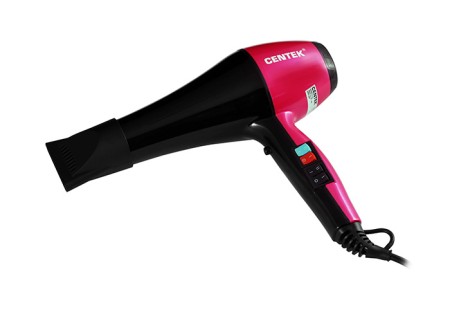 фен centek ct-2225 professional черный/красный