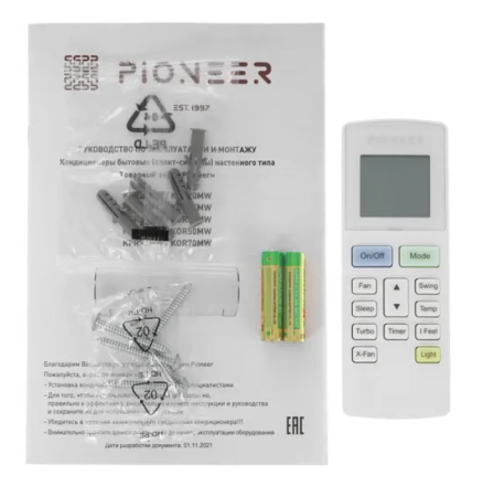сплит-система pioneer kfr70mw/kor70mw artis