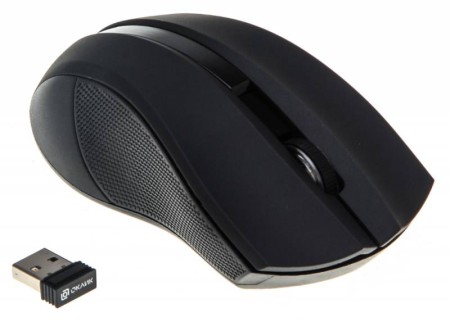 мышь беспроводная oklick 615mw usb black