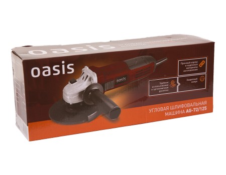 углошлифовальная машина oasis ag-72/125