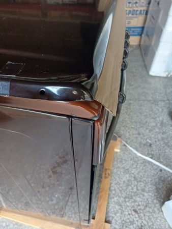 газовая плита gefest 1200 с7 к89 коричневый, поврежден угол