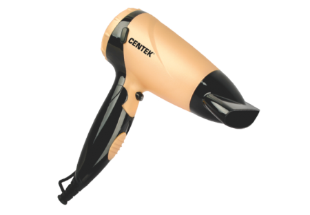 фен centek ct-2209 blg (черный/золотистый)