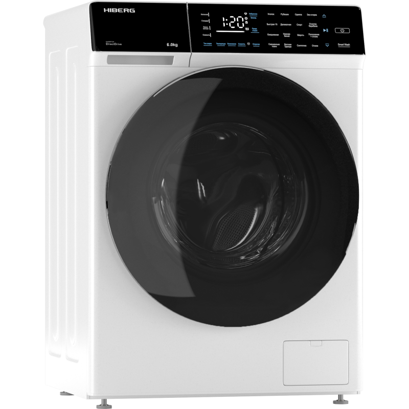 Стиральная машина Hiberg i-DDQ9-612 W Inverter, белый