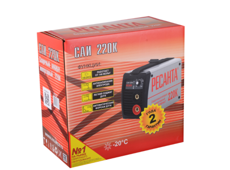 сварочный аппарат ресанта саи 220 к (компакт)
