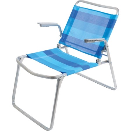 кресло-шезлонг складное ника к1 сетка сине-белый