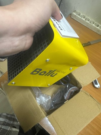 тепловая пушка ballu bkn-5, вмятины по корпусу