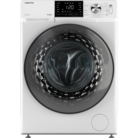 стиральная машина hiberg i-ddq6a-1214 w inverter, белый