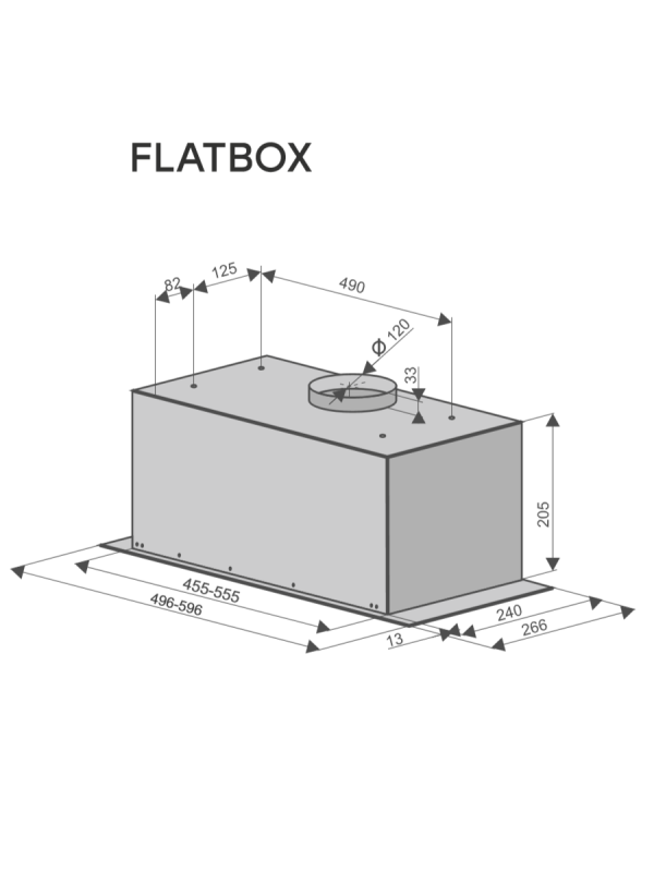 Вытяжка Konigin Flatbox Ivory 60