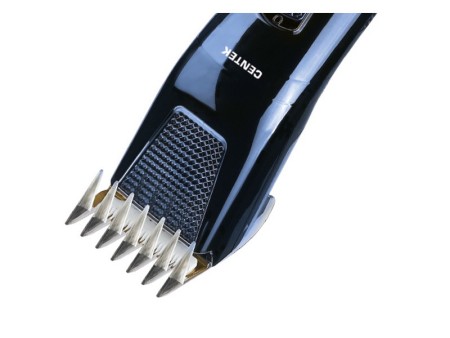 машинка для стрижки волос centek ct-2122 синий/хром
