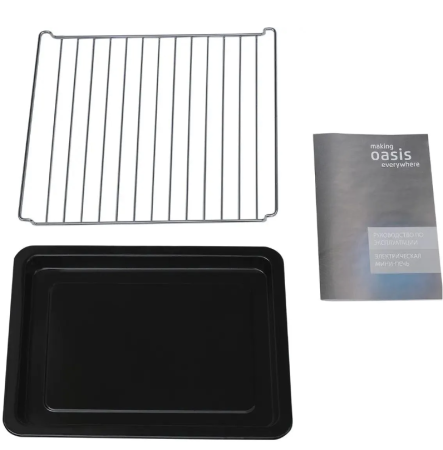 мини печь oasis m-s/bl35w белый