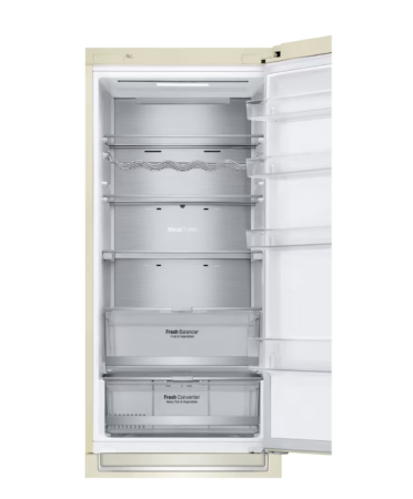 холодильник lg gc-b509 seum бежевый, дисплей (203,0)