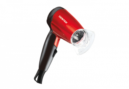 фен centek ct-2230 красный/черный