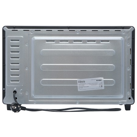 мини печь oasis m-40b1 черный
