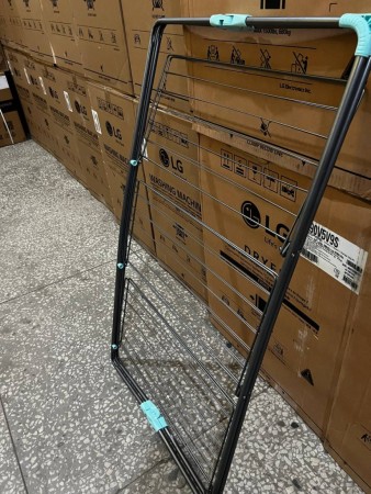 сушилка для белья ника сбв1 (серебристый) напольная,погнута, без упаковки