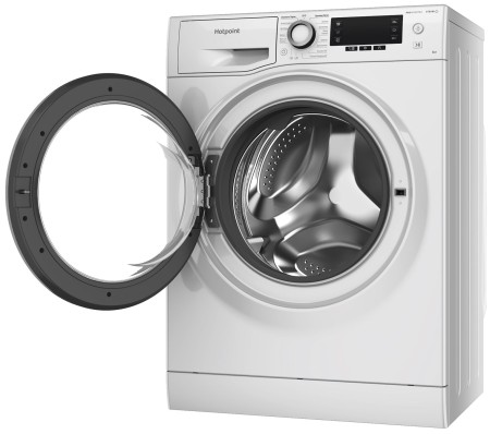 стиральная машина hotpoint nsd 6239 s ve ru inverter, steam
