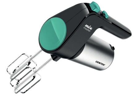 миксер centek ct-1123 черный/сталь
