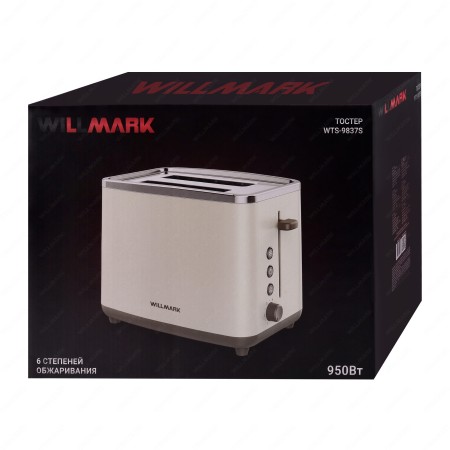 тостер willmark wts-9837s молочный