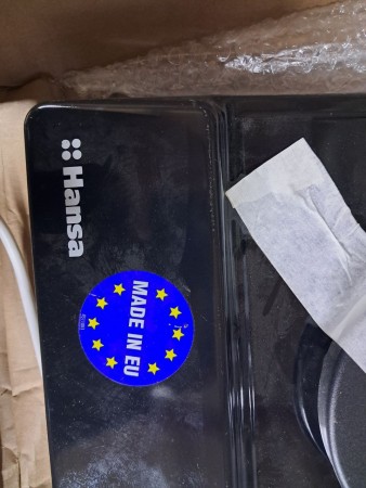 варочная панель hansa bhgs 611391, царапины, потертости