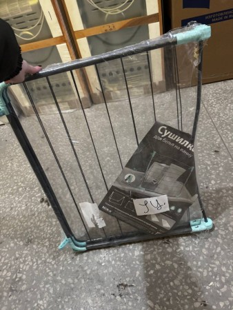 сушилка для белья ника сб4 на ванну (серый), замятая, потертости