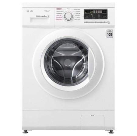 стиральная машина lg f1296nds0 steam, белый