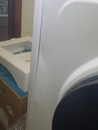 мини печь oasis m-s/bl35w белый, замятие на корпусе 