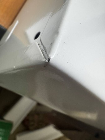 вытяжка hansa osc 6111 wh, замятие корпуса