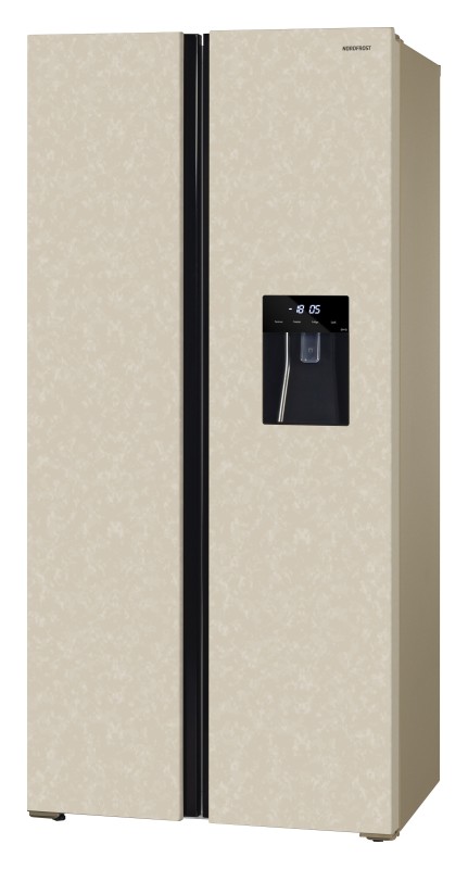 Холодильник Nordfrost RFS 484D NFYm Inverter бежевый