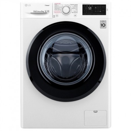 стиральная машина lg f4m5vs6w steam, белый