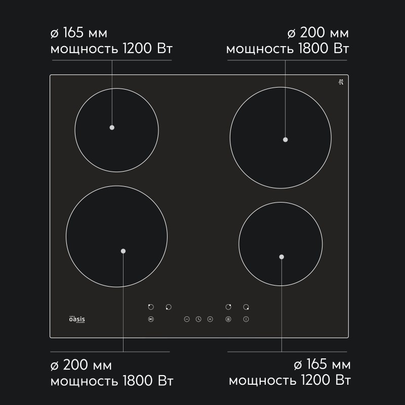 Варочная панель Oasis P-SBS