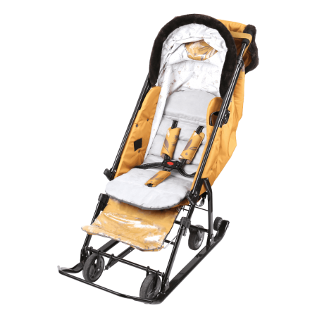 санки ника детям 7-5 нд7-5н горчичный