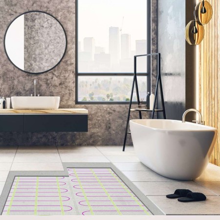 теплый пол caleo easymat 140 вт/м2, 1м2