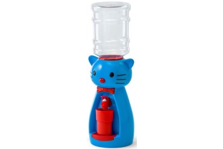 кулер для воды vatten kids kitty синий (со стаканчиком)