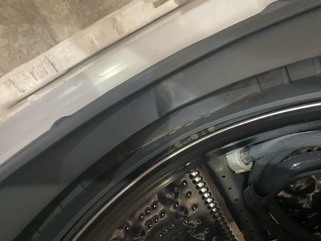 стиральная машина lg f2m5hs6w steam, белый-, загрязнения и царапины