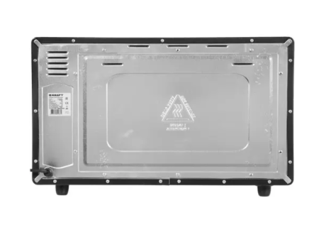 мини печь kraft kf-mo 4500 bl (черный)