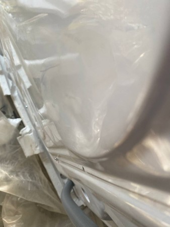 стиральная машина candy csh41273dw/2-07 smart pro steam замятие с боку , нет упаковки