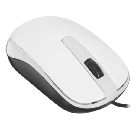 мышь проводная genius dx-120 usb white