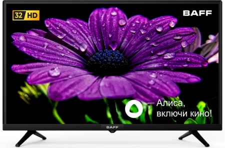 телевизор led baff 32y hd-r smart tv