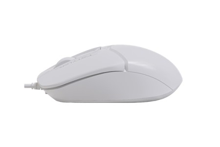 мышь проводная a4tech fstyler fm12s silent usb белый