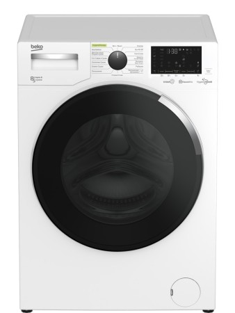 стиральная машина beko wdw 8564 ht inverter, steam с сушкой