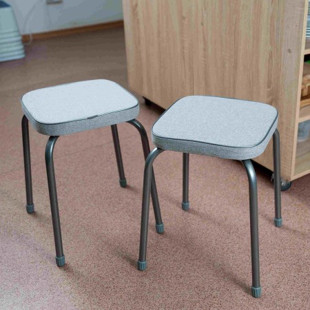 табурет ника тф05 фабрик (серый)