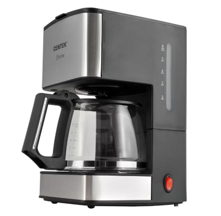 кофеварка centek ct-1144 сталь