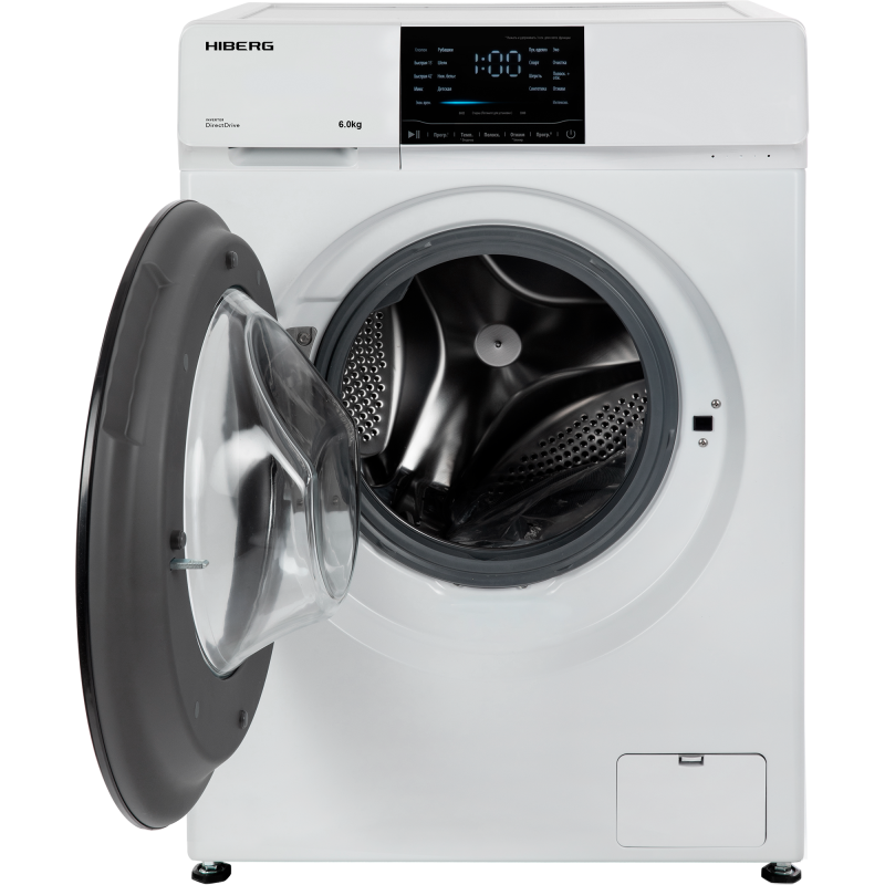 Стиральная машина Hiberg i-DDQ6-612 W Inverter, белый