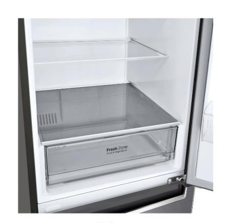 холодильник lg gc-b459 slcl серый, дисплей (186,0)