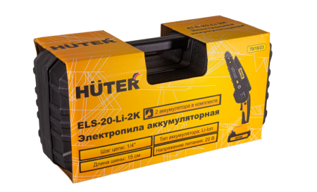 электропила huter els 20-li-2k