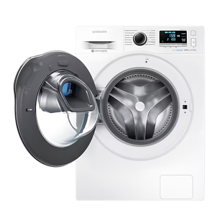 стиральная машина samsung ww80k6210rw/ld addwash с eco bubble