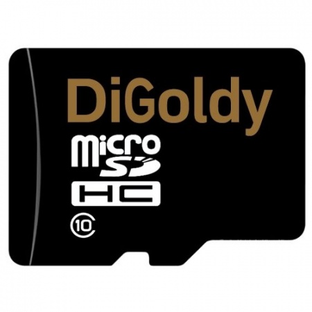карта памяти digoldy microsdhc 32gb class10 + адаптер sd