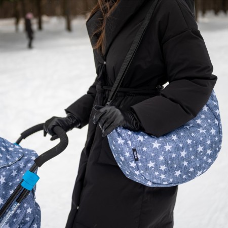 санки ника наши детки ндт6/3 со звездами джинс со звездами (серый каркас)